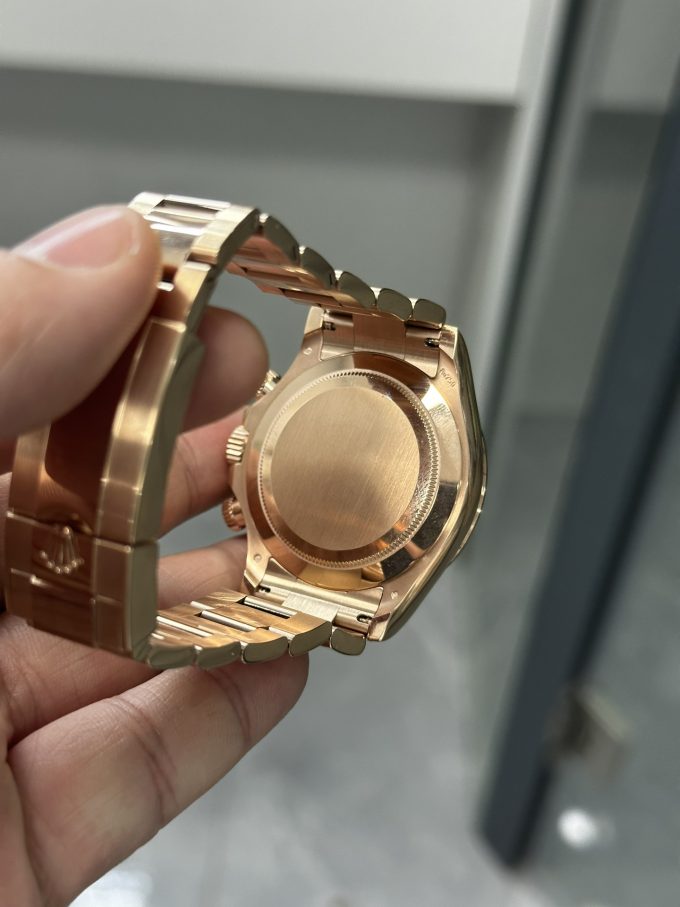 Clean Factory Daytona M116505 0010 Rose Gold Case Bracelet White Dail DanDong Superclone 4130 Movement 05