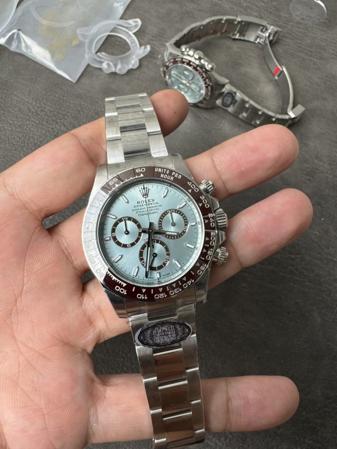 Clean Factory Daytona 126506 ICE Blue Dial Brown Ceramic Bezel SH4131 Movement 72 Hours Power Reserve 01